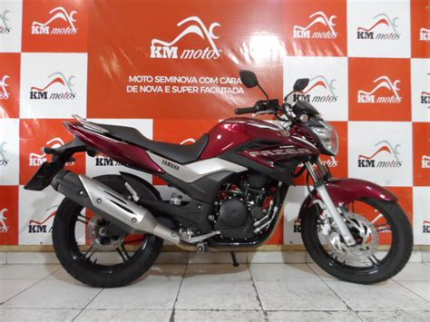 Yamaha Fazer Ys 250 Blueflex 2016 Vermelha KM Motos Sua Loja De