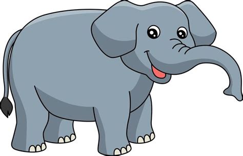 Elephant Cartoon Colored Clipart Illustration | Elephant clip art, Clip ...