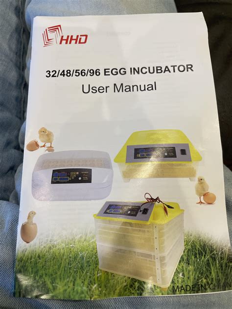 Where Can I Find This Manual In Spanish I Have The 48 Egg Incubator R Farming