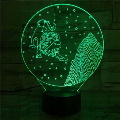 Lampka Na Biurko Znak Zodiaku Lew 16 Led Plexido Plexido Sklep