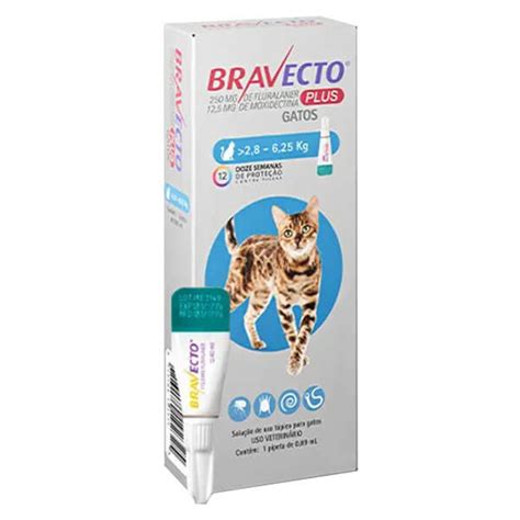 Bravecto Transdermal Plus Antipulgas Para Gatos De A Kg Msd