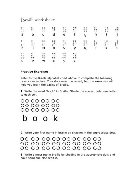 Braille Worksheet Printables Porn Sex Picture