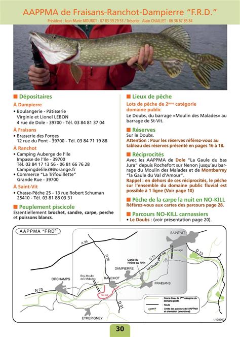 Guide Fédération de Pêche du Jura 2017 by Fédération de Pêche du Jura