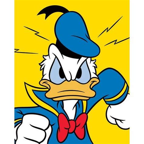 Donald Duck Angry Face