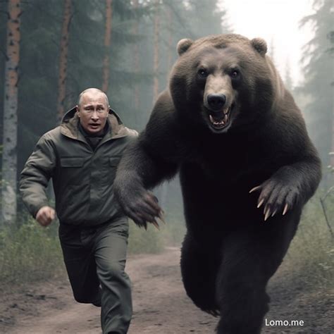 4lgo Ai A Scared Vladimir Putin Screaming And Running Whil… Flickr