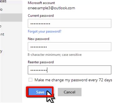 Easy Ways To Change A Hotmail Account Password Wikihow