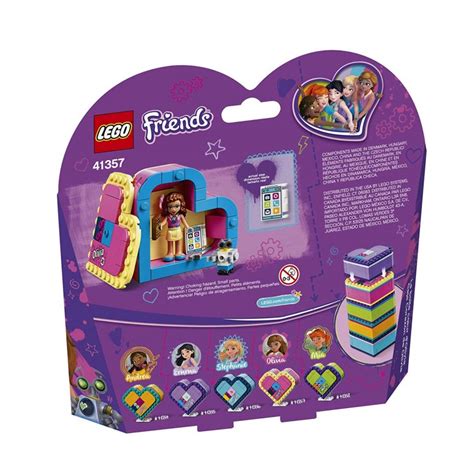 lego friends olivias heart box 41357