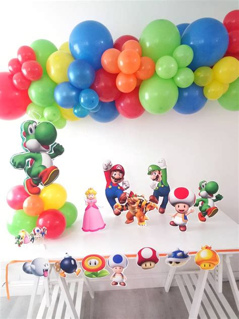 Mario Bros Super Kit Perfect To Decorate Your Party Mario Bros Etsy