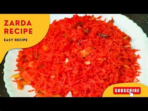 Zarda Banane Ka Asan Tarika Zarda Rice Recipe Zarda Recipe Meethe