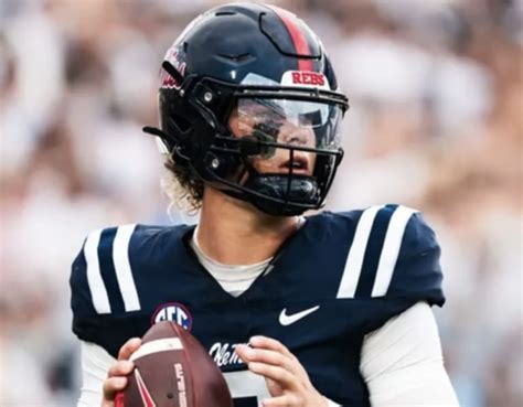 Jaxson Dart Nets Nation S Highest QB Grade In Week 1 Ole Miss Blowout