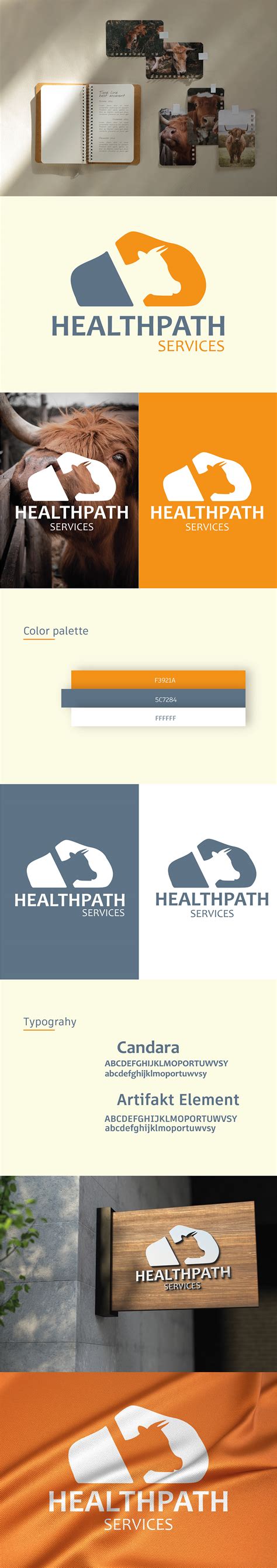 Logo for a vet clinic on Behance