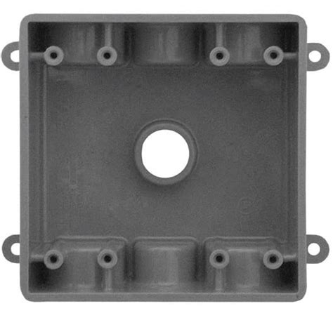 Sealproof 2 Gang 7 Hole Nonmetallic Outdoor Electrical