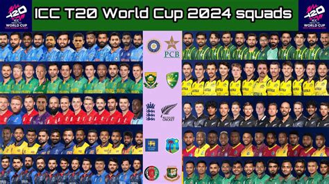 Icc T20 World Cup 2024 Top 10 Teams Squad Icc Mens T20 World Cup Top