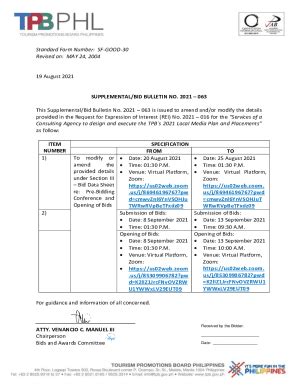 Fillable Online Tpb Gov Is Issued To Amend And Or Modify The