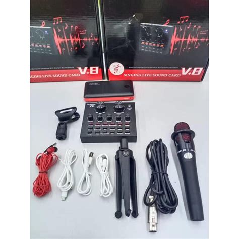 Sound Card V English Version Full Set V Sound Card For Live Use