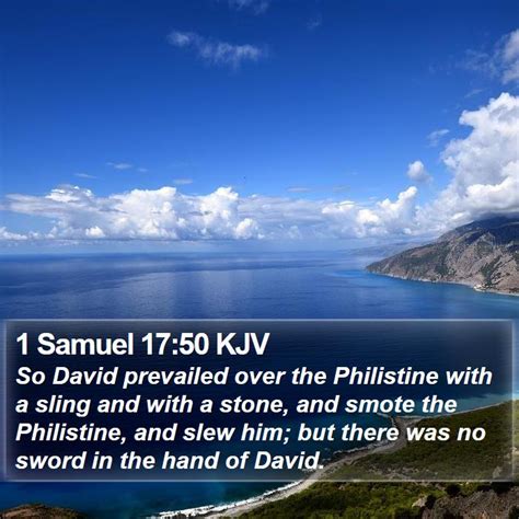 Samuel Kjv So David Prevailed Over The Philistine With A