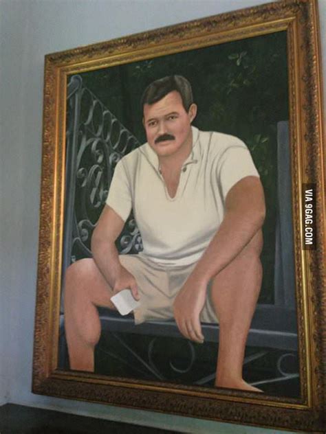 Saw This At Ernest Hemingway S House Apparently He Is Related To Ron