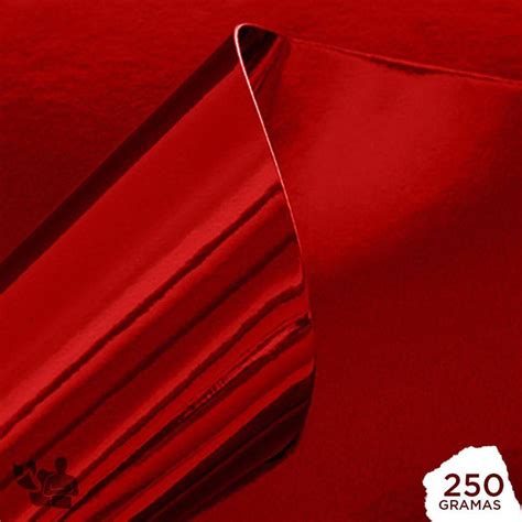 Papel Lamicote Vermelho A4 250g Off Paper Pacote 10 Folhas Pontofrio