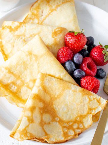 Lemon And Raspberry Crepes Cooking On The Front Burner