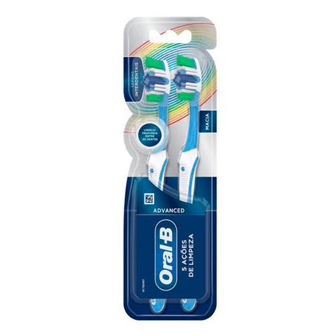 Kit Escova Dental Oral B Complete 5 Ações De Limpeza Macia 2 Unidades