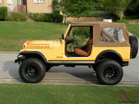 Jeep Cj Renegade Unrestored Original Paint Solid Ca Cj Rare