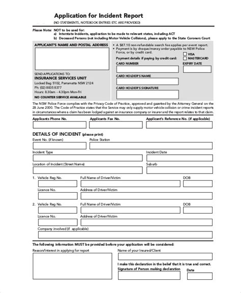 Police Report Examples Format How To Write Pdf