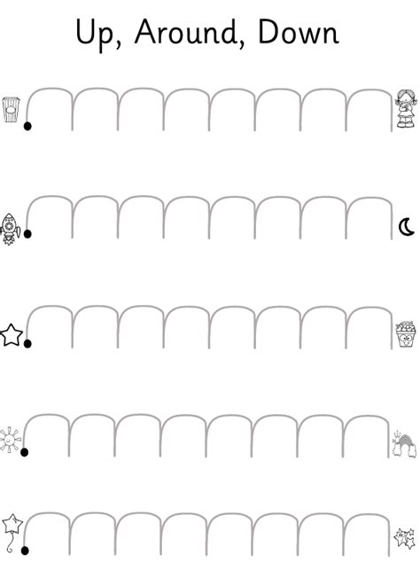 Mash Infants Pencil Control Worksheets Freebie