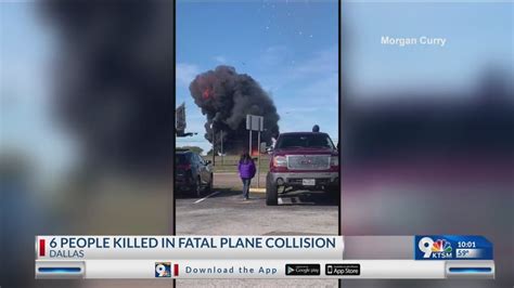 6 Killed After Vintage Aircraft Collide At Dallas Air Show Youtube