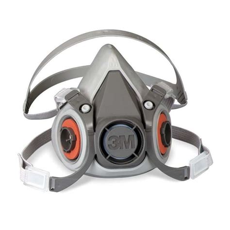 3M 6200 Half Face Reusable Respirator Gas Mask Only Gasmask Respiratory