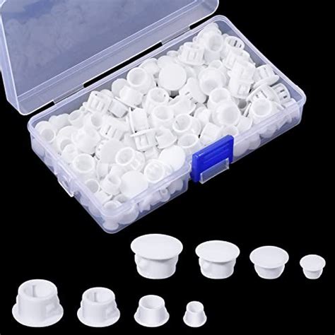 4 Sizes White Plugs Hole Cabinet Hole Plugs Plastic Plugs For Holes In