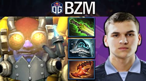 Tinker Dota Gameplay Og Bzm With Ethereal And Shivas Guard Youtube