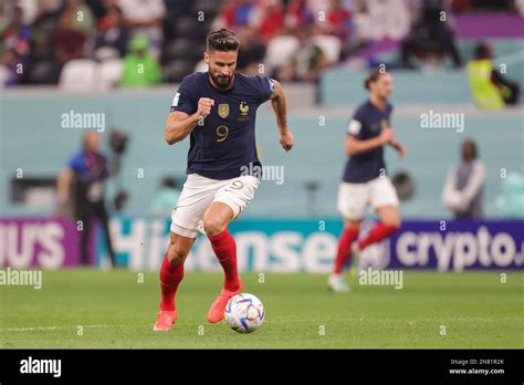 Oliver Giroud Of France In Action During The Fifa World Cup Qatar