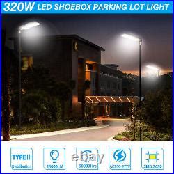 Led Parking Lot Lights W V Outdoor Commercial Shoebox Area