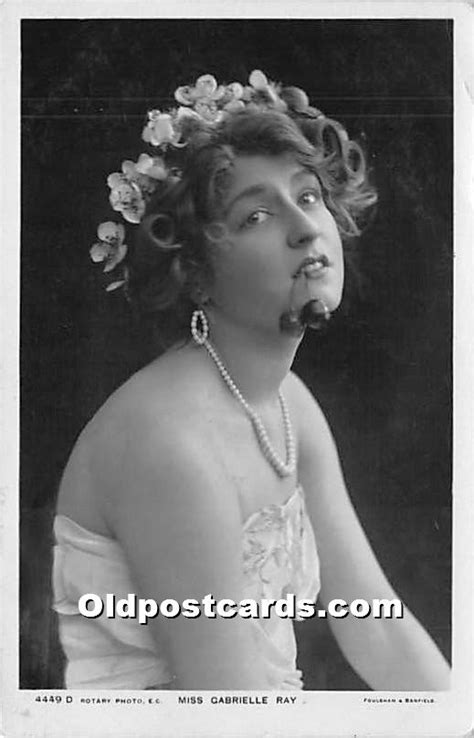 Miss Gabrielle Ray Theater Actor Actress 1907 Topics