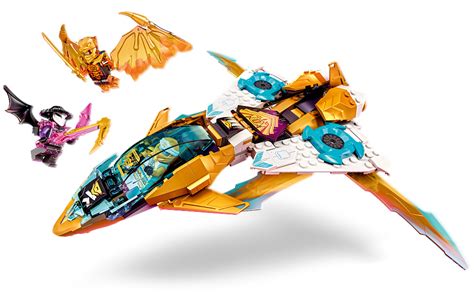 LEGO Ninjago Il Jet Dragone D Oro Di Zane Set Serie TV Crystallized