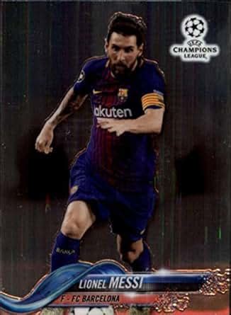 Amazon Topps Chrome Uefa Champions League Lionel Messi Fc