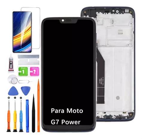 Pantalla Lcd Para Moto G7 Power Xt1955 Con Marco Original Envío Gratis