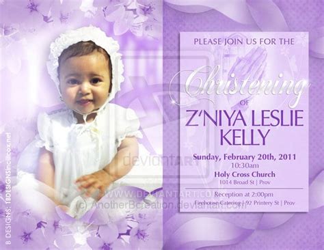 Christening Inviation Template