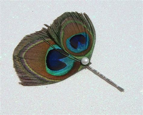 Peacock Hair Pin Bridesmaid Hair Pins Bridal Hair Pins Hair Pins