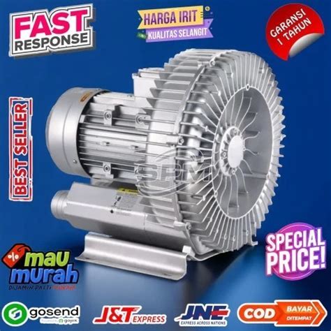 Jual Centrifugal Ring Blower Tambak Ipal Vortex Rotor Hb Kw Hp