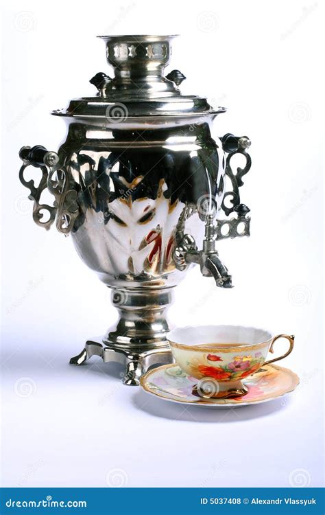 Russian national samovar stock photo. Image of alcoholic - 5037408