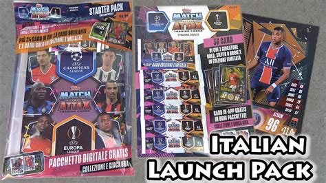 New Match Attax 202021 Italian Launch Bundle Opening Starter Pack