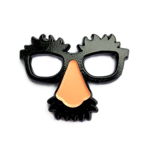 Groucho Marx Nose and Mustache Glasses Enamel Pin for Fitted - Etsy