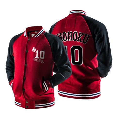 Anime Cosplay Slam Dunk Shohoku Jacket Jersey SAKURAGI Basketball