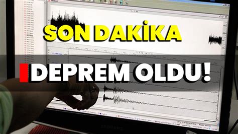 Zm Rde Deprem M Oldu Son Dak Ka Deprem Oldu Afyon Haber Odak