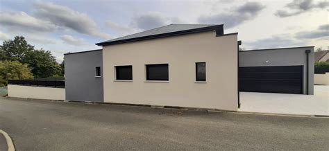 Maison de plain pied contemporaine de 134 m² habitable Maine Construction