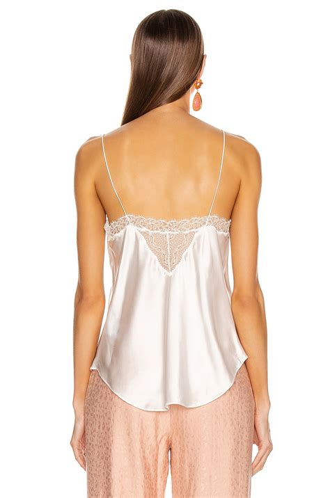 SIMKHAI Lingerie Lace Cami In White FWRD