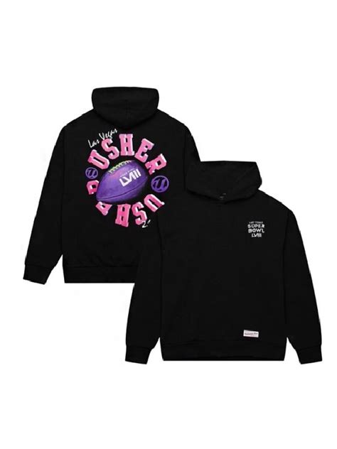 Super Bowl Lviii Usher Blacklight Legacy Hoodie - Jacket Hub