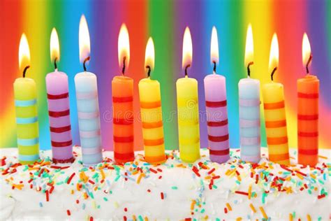 Dix Bougies D Anniversaire Photo Stock Image Du Jour 11650710