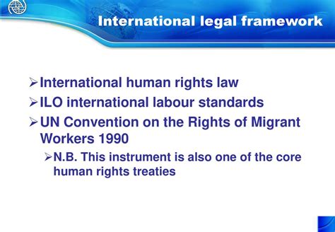 The International Legal Framework Ppt Download